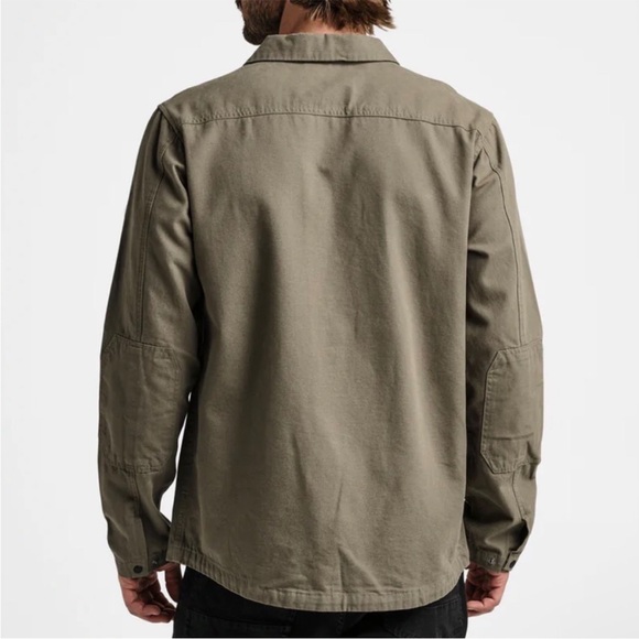 ROARK Hebrides Lightweight Unlined Workwear Utility Jacket Light Army Green XL - Picture 2 of 8